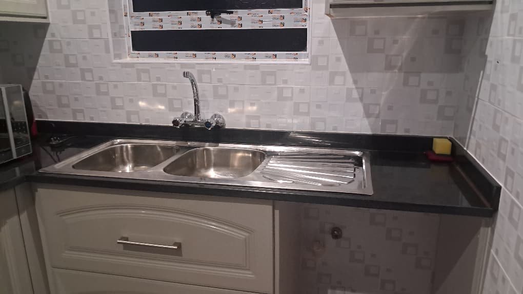 Fully equipped self-catering kitchen facilities at our guest house in Masvingo.