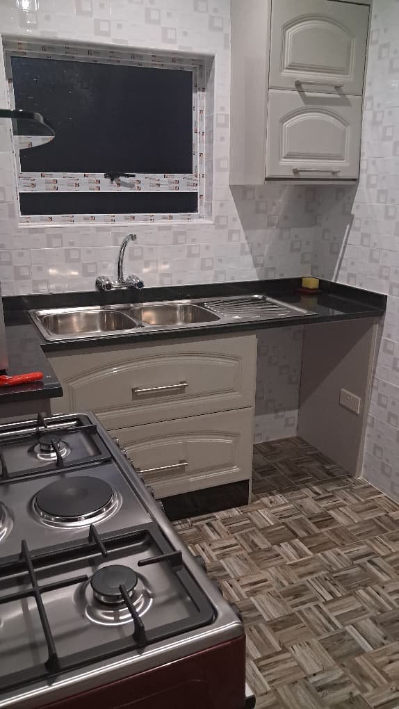 Fully equipped self-catering kitchen facilities at our guest house in Masvingo.